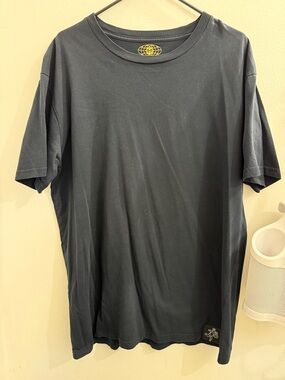 Hasta muerte navy blue Crew Neck Short Sleeve Shirt